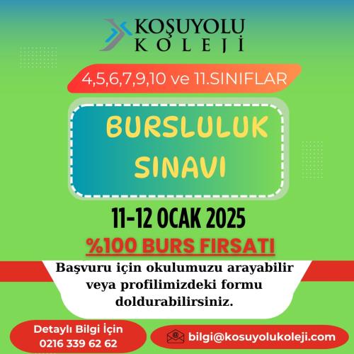 11-12 OCAK 2025 BURSLULUK SINAVI